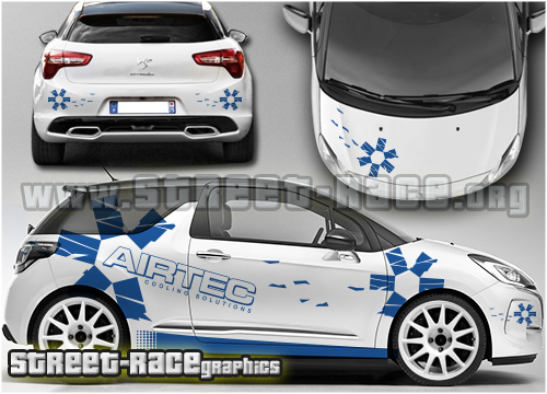 Citroen DS3 Airtec sticker kit 010