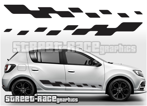 Renault / Dacia Sandero 002 - RS side squares