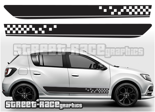 Renault / Dacia Sandero 003 - RS side stripes