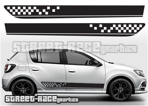 Renault / Dacia Sandero 004 - RS side stripes