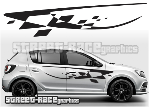 Renault / Dacia Sandero 005 - RS side graphics