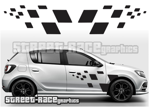 Renault / Dacia Sandero 008 - RS side graphics