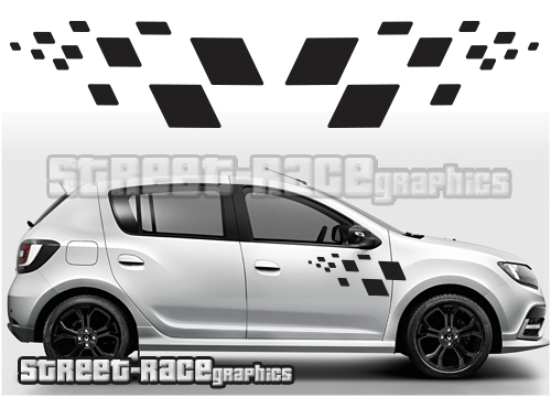 Renault / Dacia Sandero 009 - RS side graphics