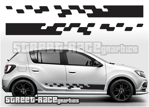 Renault / Dacia Sandero 012 - RS side stripes