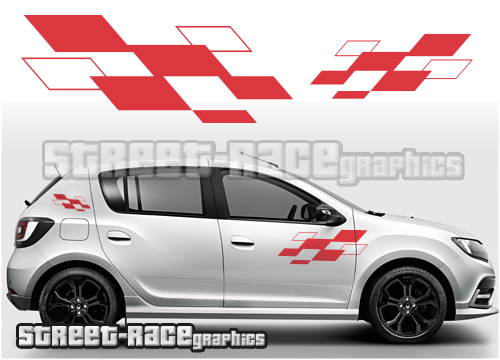 Renault / Dacia Sandero 015 - RS side graphics