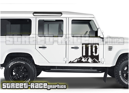 Land Rover Defender 110 side graphics 003