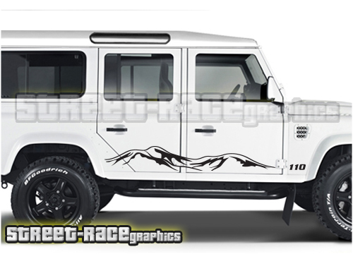 Land Rover Defender 110 side graphics 006