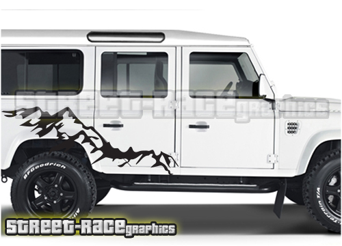 Land Rover Defender 110 side graphics 008