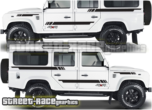 Land Rover Defender 110 side graphics 010