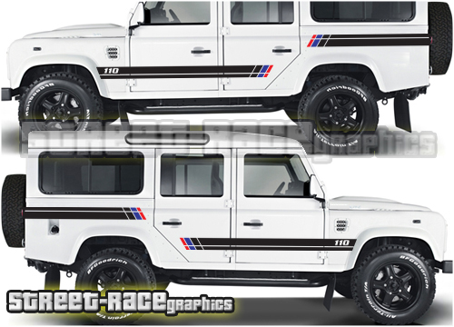 Land Rover Defender 110 side graphics 011