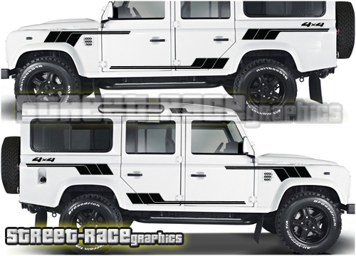 Land Rover Defender 110 side graphics 014