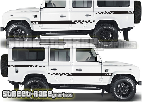 Land Rover Defender 110 side graphics 017