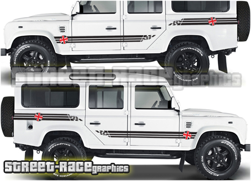 Land Rover Defender 110 side graphics 018