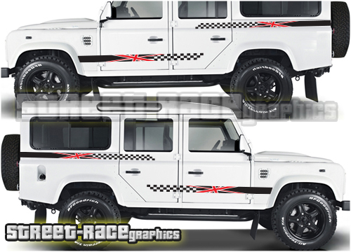 Land Rover Defender 110 side graphics 020