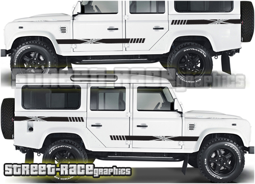 Land Rover Defender 110 side graphics 022