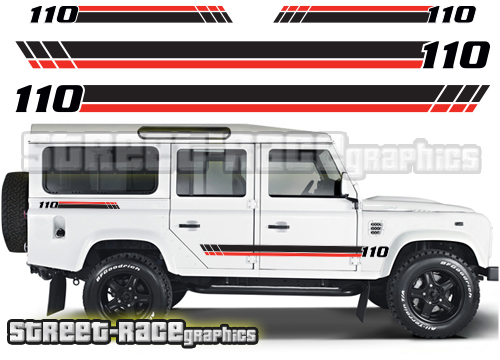 Land Rover Defender 110 side graphics 025