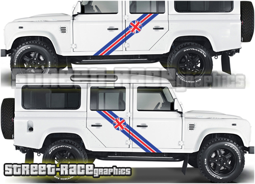 Land Rover Defender 110 side graphics 027