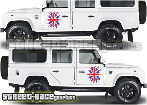 Land Rover Defender 110 side graphics 030