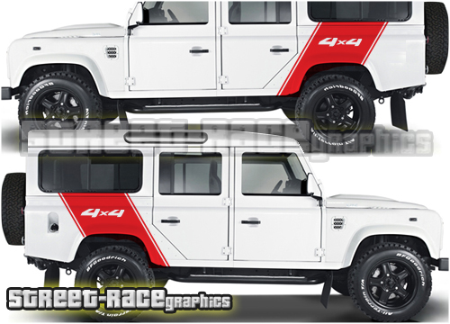 Land Rover Defender 110 side graphics 032