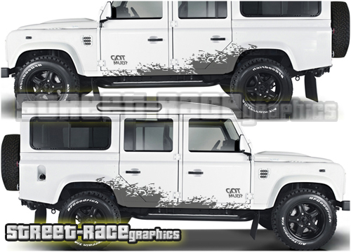 Land Rover Defender 110 side graphics 034