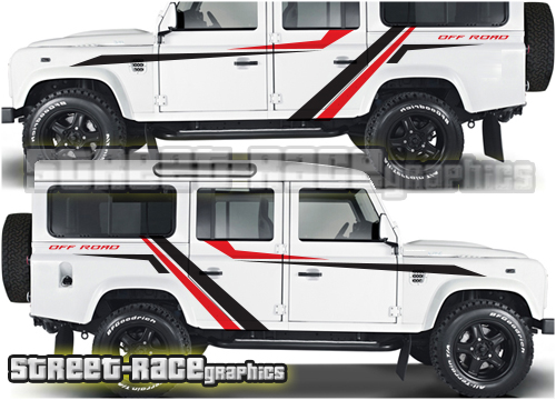 Land Rover Defender 110 side graphics 035