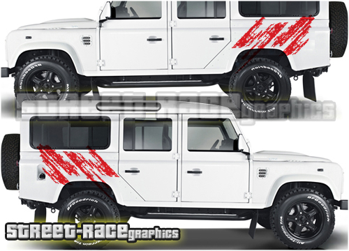 Land Rover Defender 110 side graphics 037