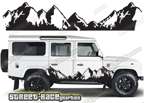 Land Rover Defender 110 side graphics 038