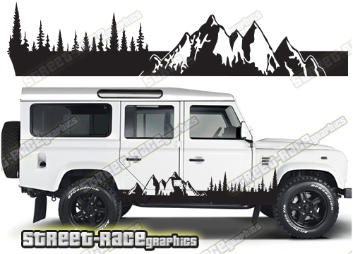 Land Rover Defender 110 side graphics 039
