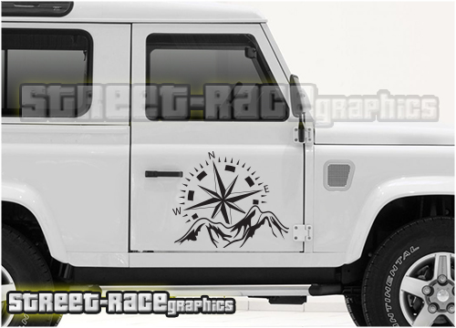 Land Rover Defender 90 side graphics 002