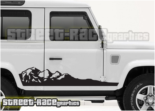 Land Rover Defender 90 side graphics 005