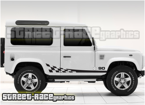 Land Rover Defender 90 side graphics 015