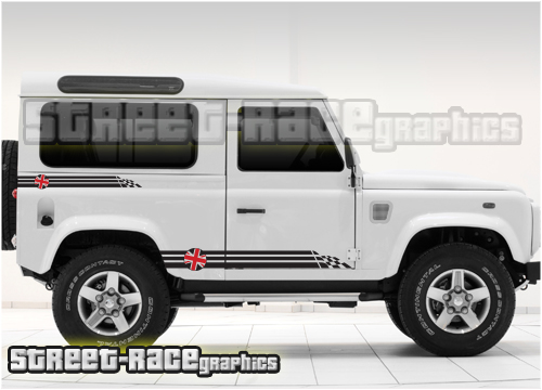 Land Rover Defender 90 side graphics 018