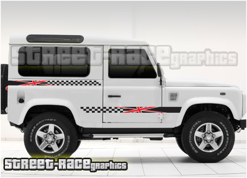 Land Rover Defender 90 side graphics 020