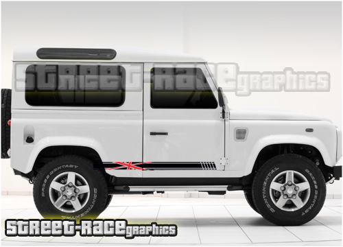 Land Rover Defender 90 side graphics 024