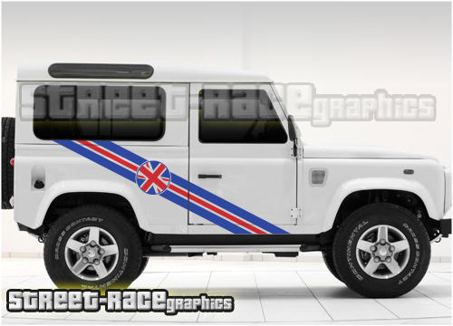 Land Rover Defender 90 side graphics 027