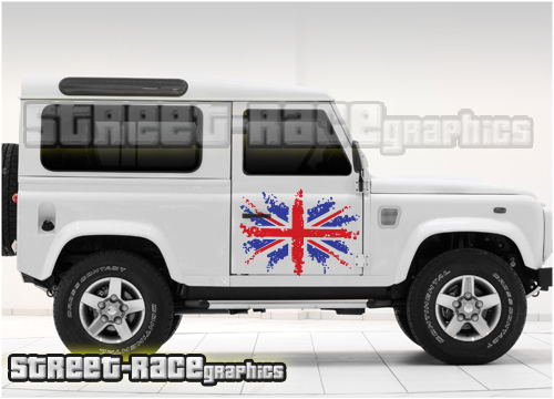 Land Rover Defender 90 side graphics 030