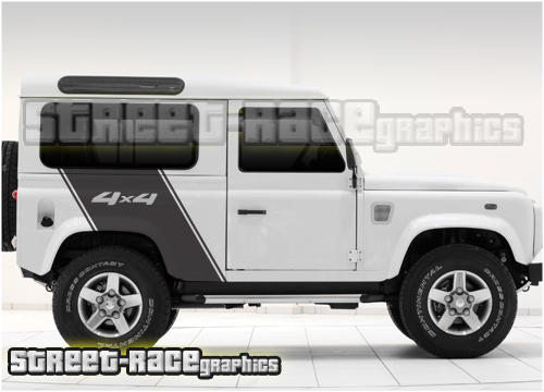 Land Rover Defender 90 side graphics 032