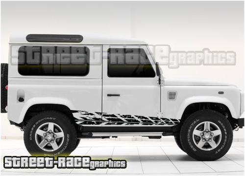 Land Rover Defender 90 side graphics 033