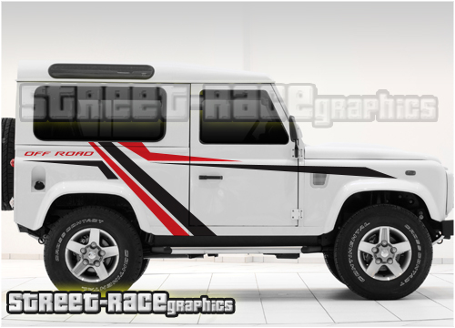 Land Rover Defender 90 side graphics 035