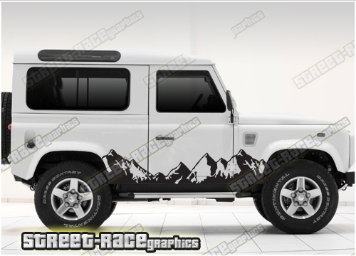 Land Rover Defender 90 side graphics 038
