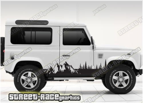 Land Rover Defender 90 side graphics 039