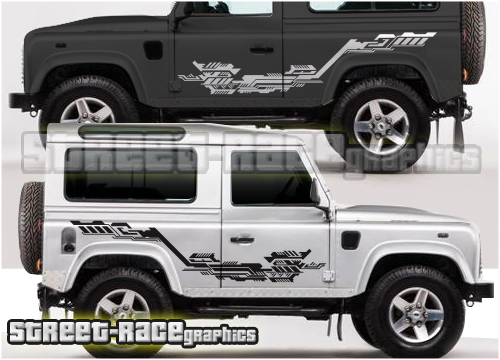 Land Rover Defender 90 large side graphics 005