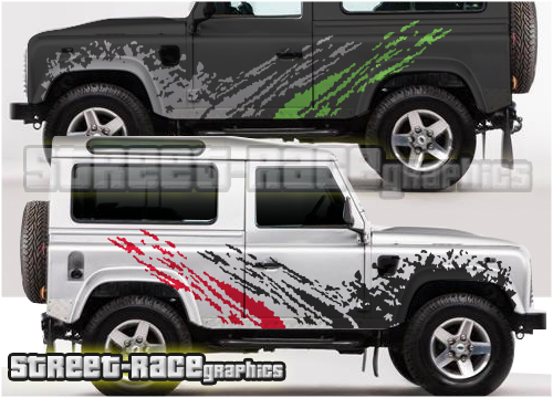 Land Rover Defender 90 large side graphics 007