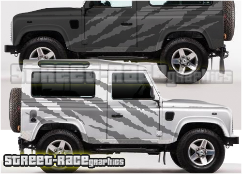 Land Rover Defender 90 large side graphics 008