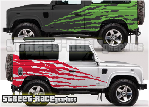 Land Rover Defender 90 large side graphics 014