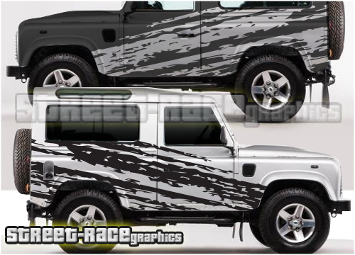 Land Rover Defender 90 large side graphics 015