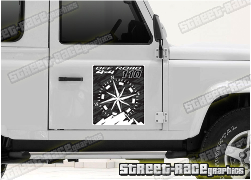012 Land Rover Defender 110 large sticker