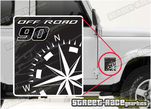 003 Land Rover Defender 90 small sticker