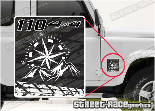011 Land Rover Defender 110 small sticker