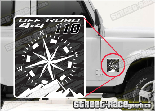 012 Land Rover Defender 110 small sticker